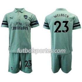 Camisetas Arsenal Welbeck 23 Niño Tercera Equipacion 2018/2019